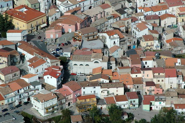Melfi - Veduta aerea Barile- Veduta aerea