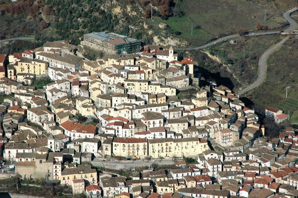 Melfi - Veduta aerea Rapolla- Veduta aerea